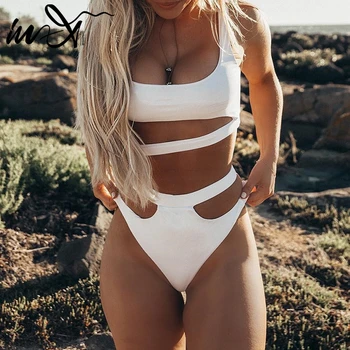 In-X Sexy high waist bikini 2019 Cutout swimsuit women bathers Plus size swimwear women Solid bathing suit Thong bikini set new
In-X Sexy high waist bikini 2019 Cutout swimsuit women bathers Plus size swimwear women Solid bathing suit Thong bikini set new