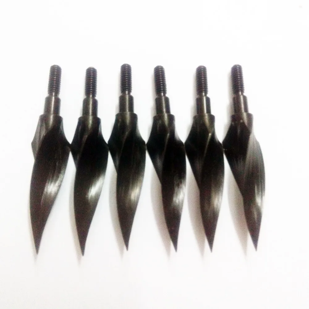 6pcs 150 Grain Steel Broadheads Arrow Heads Tips Arrow Points 1 Broadhead Case