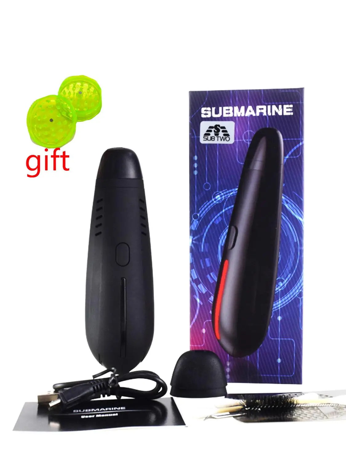 HOT SUBMARINE kit ceramic coil heating Temperature Control with LED light e cigarette Dry Herb vaporizer pen
HOT SUBMARINE kit ceramic coil heating Temperature Control with LED light e cigarette Dry Herb vaporizer pen
