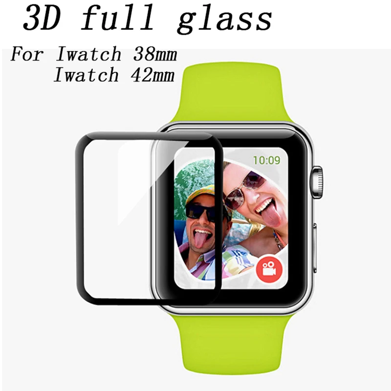 For Watch band Plating Tempered Glass 38mm 42mm Series3 2 1 Full Cover 3D Curved Protector Film
For Watch band Plating Tempered Glass 38mm 42mm Series3 2 1 Full Cover 3D Curved Protector Film