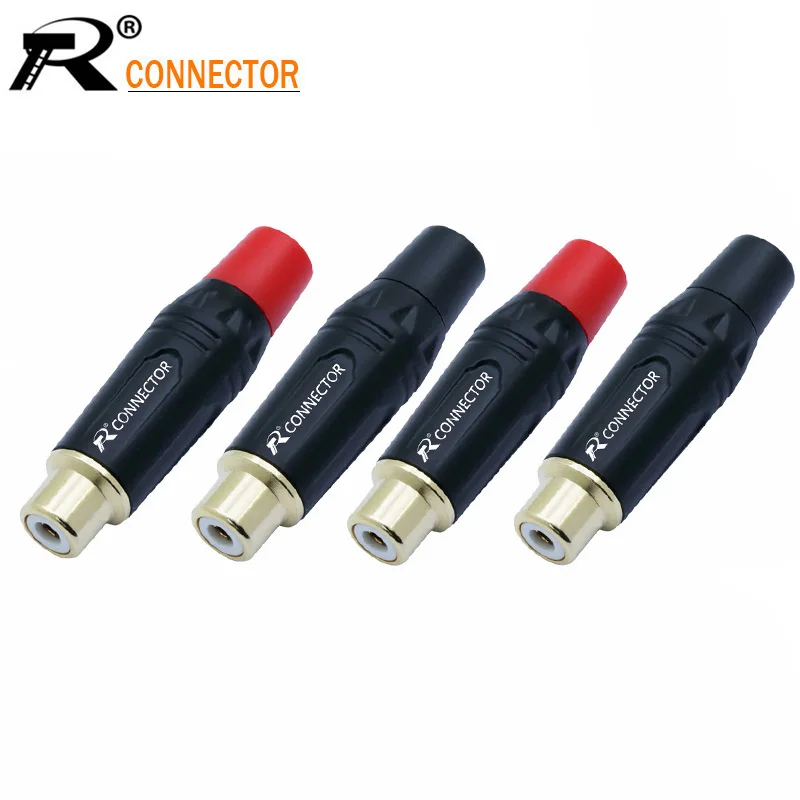 10pcs/lot RCA Female Connector Gold Plated RCA Jack Socket Audio Wire Connector Audio Jack Speaker Adapter 5 Pairs Red+Black
10pcs/lot RCA Female Connector Gold Plated RCA Jack Socket Audio Wire Connector Audio Jack Speaker Adapter 5 Pairs Red+Black