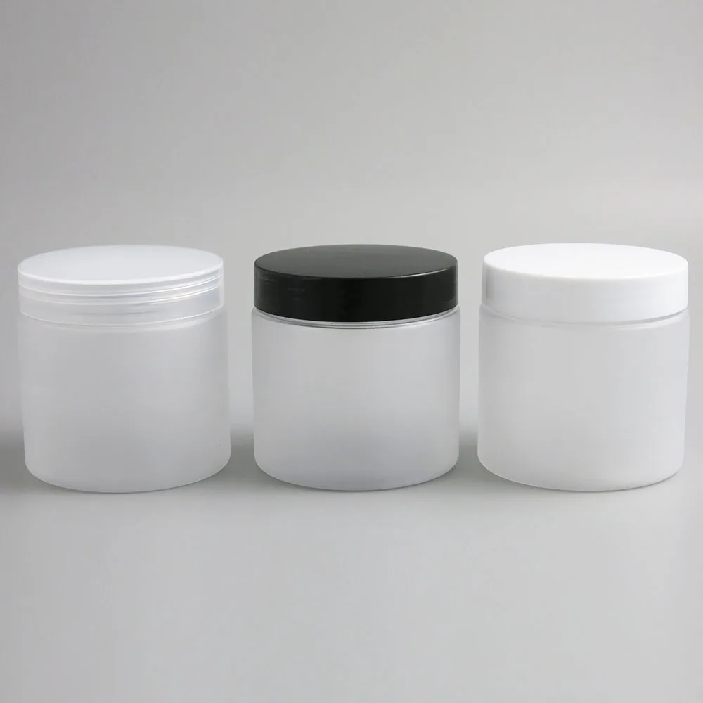 24 x 200g Empty Frost Cosmetic Cream Containers Cream Jars 200cc 200ml for Cosmetics Packaging Plastic Bottles With Plastic Cap
24 x 200g Empty Frost Cosmetic Cream Containers Cream Jars 200cc 200ml for Cosmetics Packaging Plastic Bottles With Plastic Cap