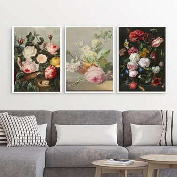Vintage Flower Painting on Canvas Art Classic Rose Peony Cuadros Decoracion Poster and Print Nordic Wall Picture for Living Room
Vintage Flower Painting on Canvas Art Classic Rose Peony Cuadros Decoracion Poster and Print Nordic Wall Picture for Living Room