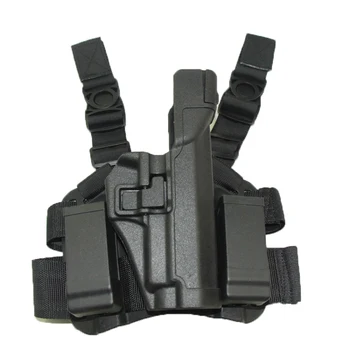 LV3 Tactical RH Drop Leg Holster Combat Thigh airsoft pistol Gun Holster with 2 Magazine Pouch for P226 Sig 220 / 228
LV3 Tactical RH Drop Leg Holster Combat Thigh airsoft pistol Gun Holster with 2 Magazine Pouch for P226 Sig 220 / 228
