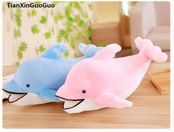 about 45cm lovely cartoon dolphin plush toy soft doll pillow birthday gift s0398 
about 45cm lovely cartoon dolphin plush toy soft doll pillow birthday gift s0398