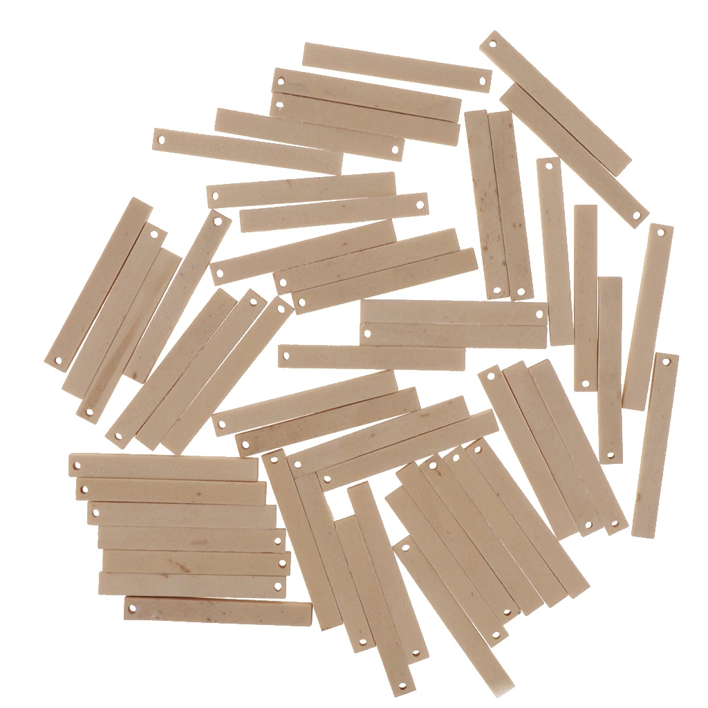 50pcs Natural Wood Tags Charms Unfinished Rectangle Wooden Beads For Earrings Jewelry Making DIY Decorative Pendants Crafts
50pcs Natural Wood Tags Charms Unfinished Rectangle Wooden Beads For Earrings Jewelry Making DIY Decorative Pendants Crafts