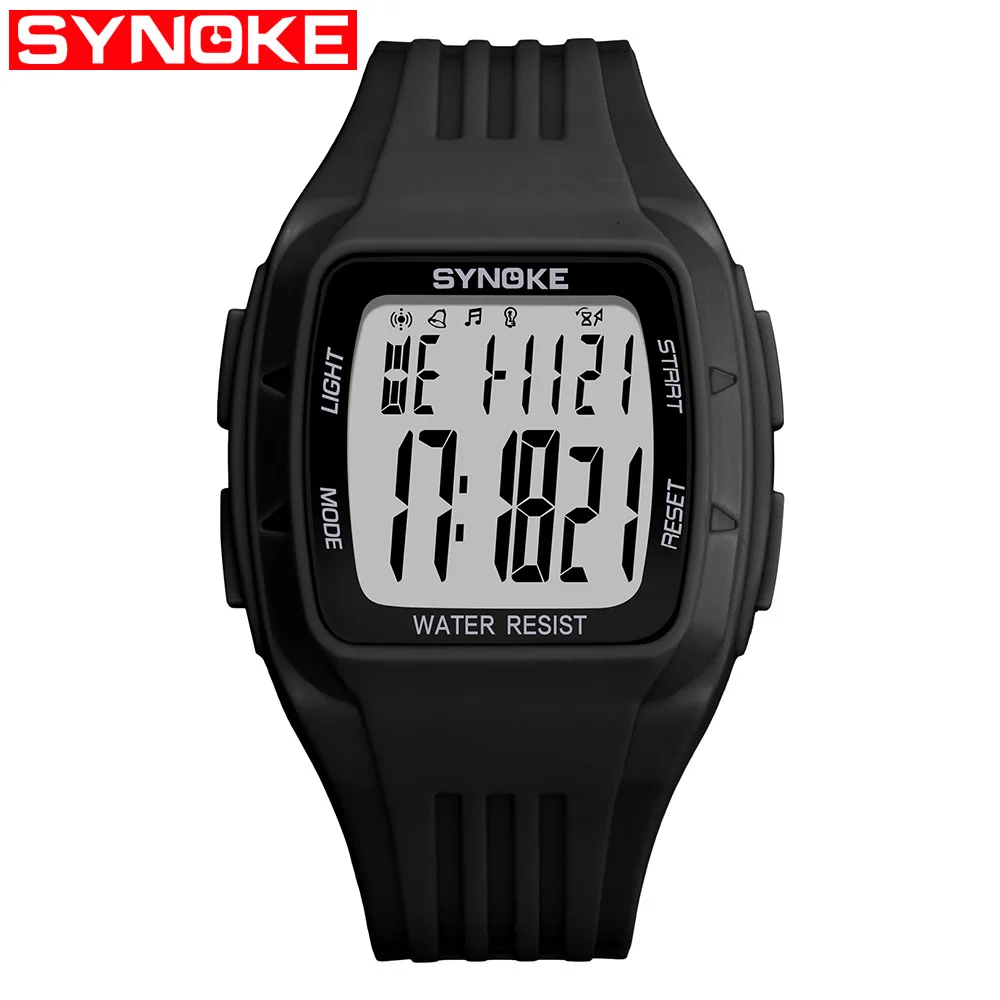 Men Women Sports Digital Watch Analog Alarm led Wrist Watch Mens Synoke Watch 9110 relogio masculino Sport Gift Watch
Men Women Sports Digital Watch Analog Alarm led Wrist Watch Mens Synoke Watch 9110 relogio masculino Sport Gift Watch