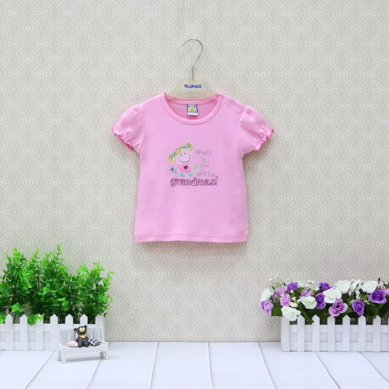 2019 Little Q baby short sleeve blouse newborn summer pure 100% cotton o neck shirt girls yellow undershirts children clothing
2019 Little Q baby short sleeve blouse newborn summer pure 100% cotton o neck shirt girls yellow undershirts children clothing