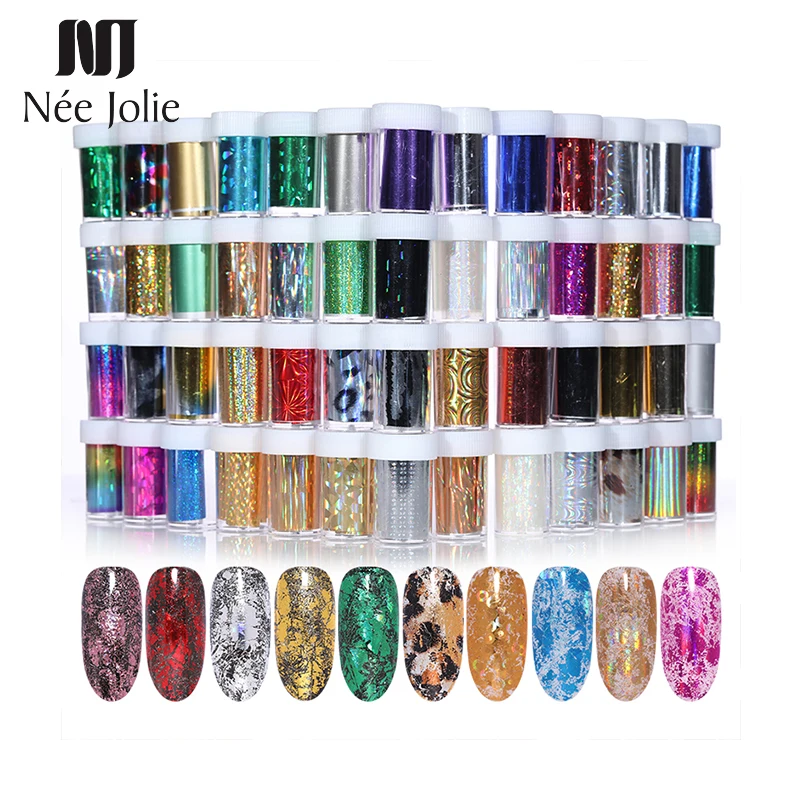 Holographic Nail Foils Colorful Glitter Nail Transfer Stickers Paper Shining Mixed Patterns Nail Art Decals Decoration Tools
Holographic Nail Foils Colorful Glitter Nail Transfer Stickers Paper Shining Mixed Patterns Nail Art Decals Decoration Tools