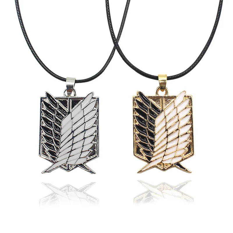 Hot Anime Shingeki No Kyojin Necklace Attack On Titan Necklace Wings of Liberty Pendants Necklaces Cosplay Jewelry Collares
Hot Anime Shingeki No Kyojin Necklace Attack On Titan Necklace Wings of Liberty Pendants Necklaces Cosplay Jewelry Collares