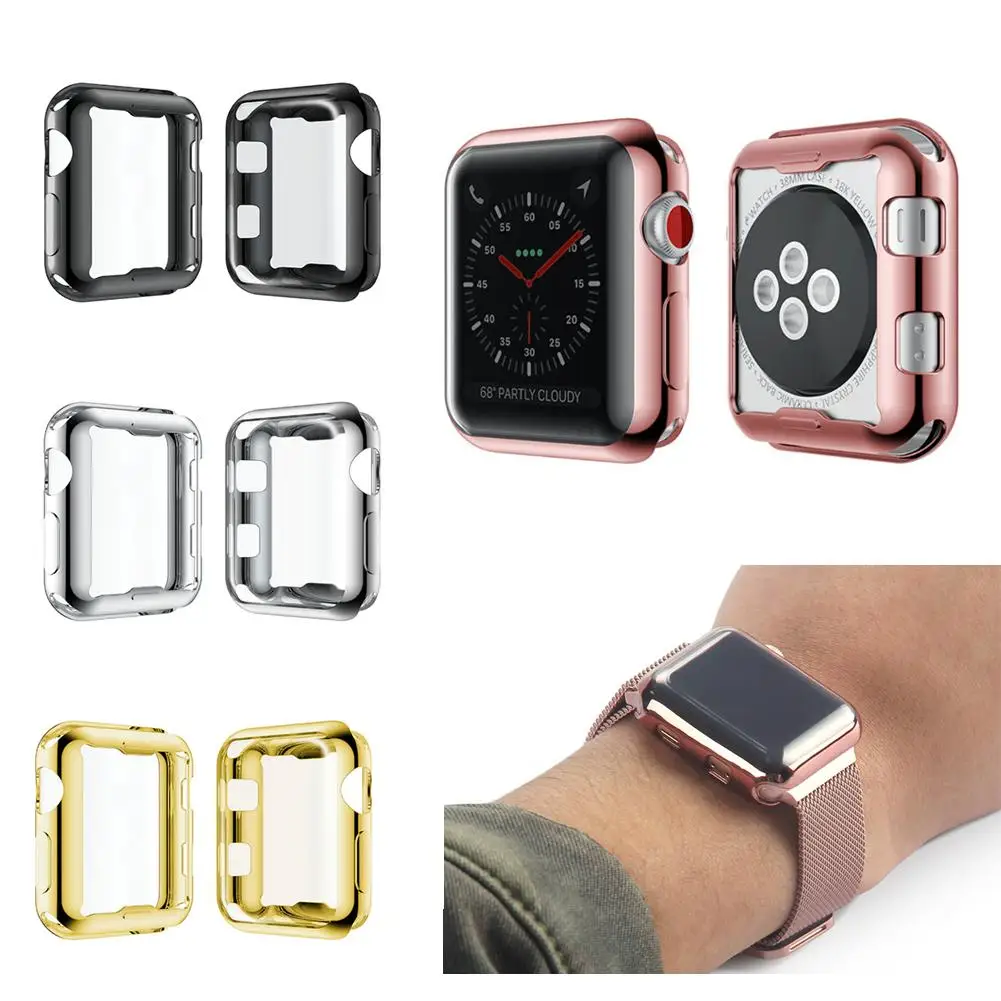 Protective Case For Apple Watch TPU Protection Cover 38mm 42mm For Iwatch TPU Protected Cover For Apple Watch Series 3 Series 2
Protective Case For Apple Watch TPU Protection Cover 38mm 42mm For Iwatch TPU Protected Cover For Apple Watch Series 3 Series 2