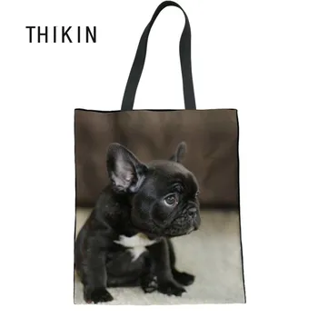 THIKIN French Bulldog Pattern Fashion Ladies Girl Travel Beach Bags Cute 3D Dog Custom Women Handbags Female Casual Magazine Bag
THIKIN French Bulldog Pattern Fashion Ladies Girl Travel Beach Bags Cute 3D Dog Custom Women Handbags Female Casual Magazine Bag