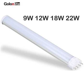 Golonlite 2G11 led lamp 4 pins PLL tube 18W 12W 9W 22W 120v 230v 240v replace fluorescent bulb 36W 24W 18W 55W PLL free shipping
Golonlite 2G11 led lamp 4 pins PLL tube 18W 12W 9W 22W 120v 230v 240v replace fluorescent bulb 36W 24W 18W 55W PLL free shipping