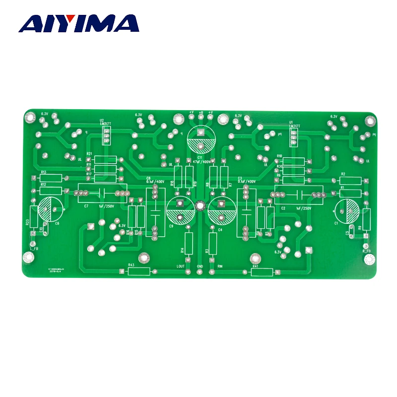 AIYIMA AMP sch 6J4/6AU6 EL84/6P14 push P14 усилитель мощности Bile машина PCB голая доска|power amplifier|power