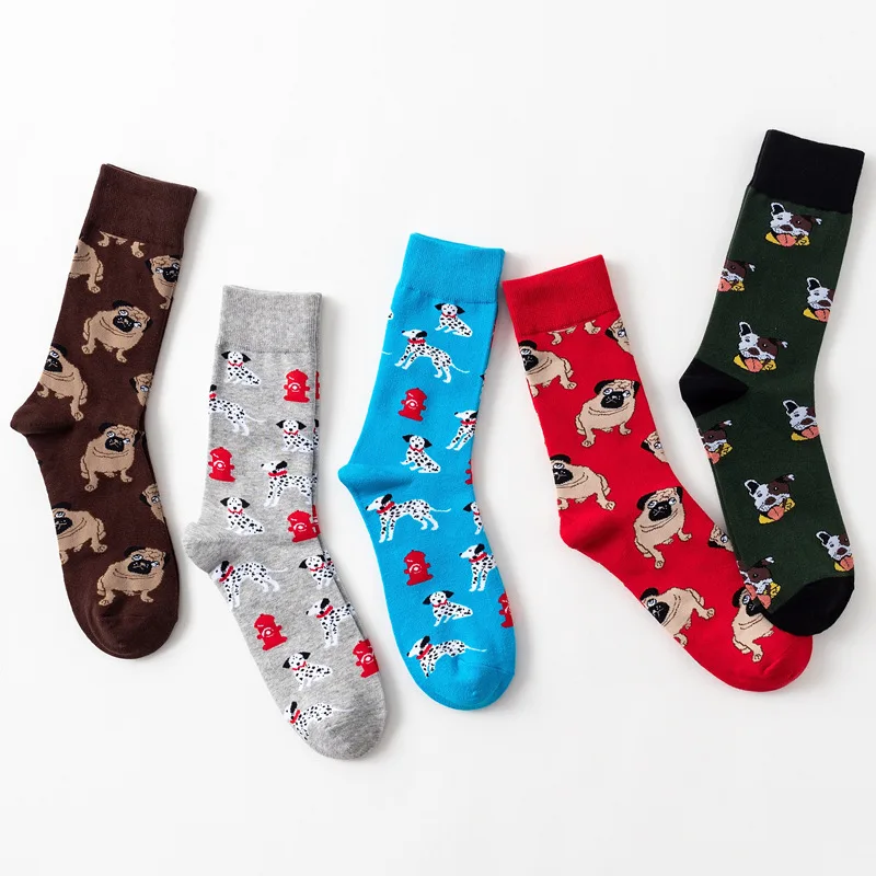 5 Pair/set Men Socks Personality Cotton Funny Happy Socks Animal Print Cool Hip Hop Harajuku Skateboard Long Socks for Male
5 Pair/set Men Socks Personality Cotton Funny Happy Socks Animal Print Cool Hip Hop Harajuku Skateboard Long Socks for Male