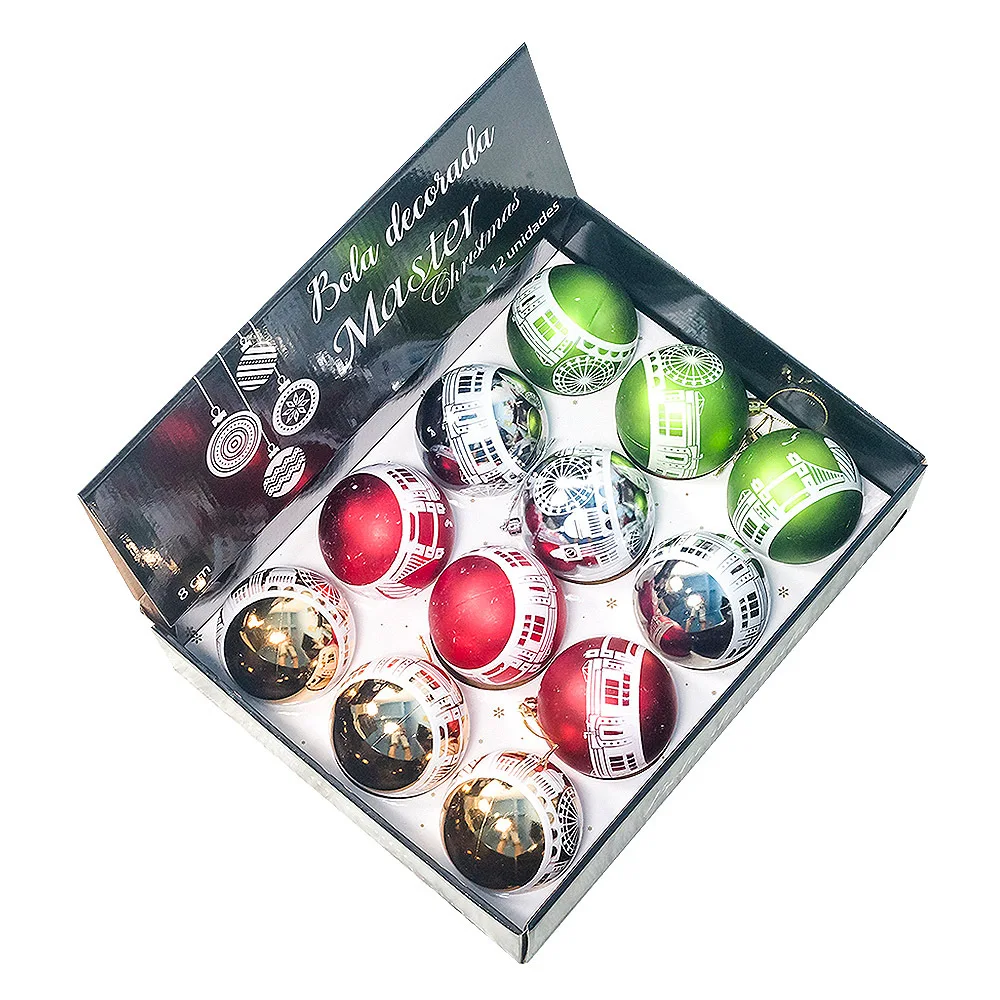 12 Pcs Christmas Xmas Tree Hanging Ball Pendant Party Home Ornament Decor Christmas Balls Colorful Decoration Ball Present Box
12 Pcs Christmas Xmas Tree Hanging Ball Pendant Party Home Ornament Decor Christmas Balls Colorful Decoration Ball Present Box