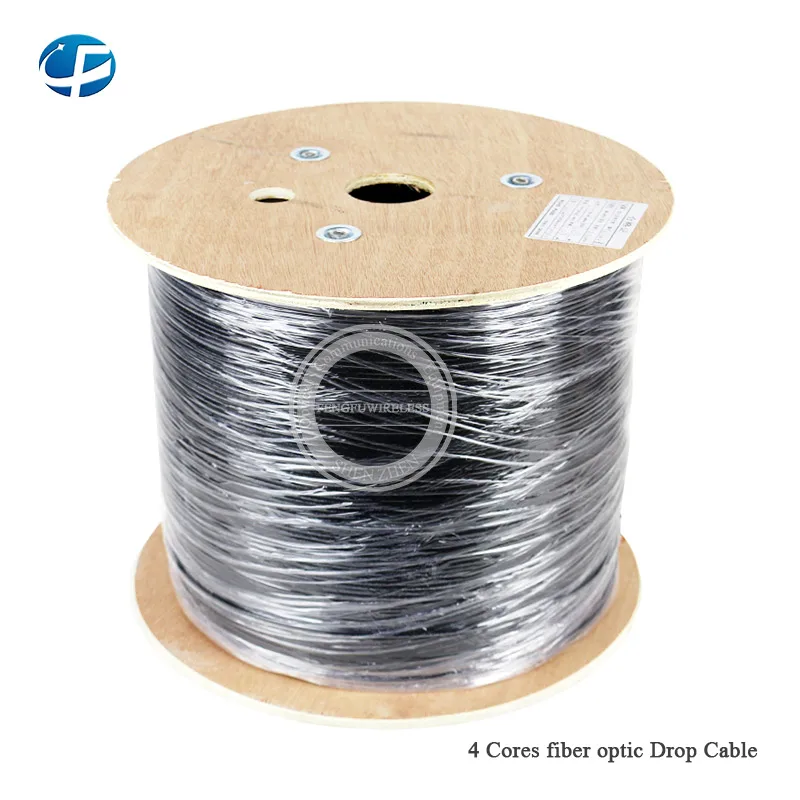 2018 new 500m/roll 4 core outdoor FTTH fiber optic Drop Wire Cable LSZH sheath single-mode G657A FTTH outdoor Fiber Optic Cable
2018 new 500m/roll 4 core outdoor FTTH fiber optic Drop Wire Cable LSZH sheath single-mode G657A FTTH outdoor Fiber Optic Cable