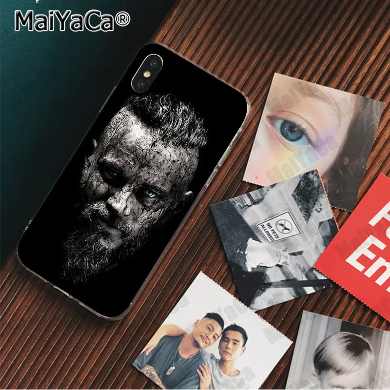 MaiYaCa vikings serie Colorful Cute Phone Accessories Case for iPhone X XS MAX 6 6S 7 7plus 8 8Plus 5 5S XR cover