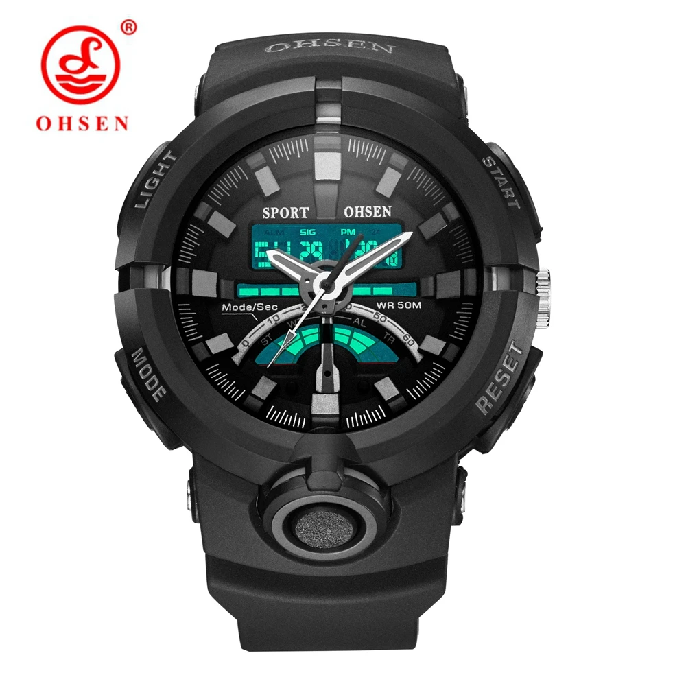 Top Brand OHSEN Men's Sport Watch Man Army Full Steel Quartz Digital Watch Men Watch 5ATM Water Resistant Wristwatches Stopwatch
Top Brand OHSEN Men's Sport Watch Man Army Full Steel Quartz Digital Watch Men Watch 5ATM Water Resistant Wristwatches Stopwatch