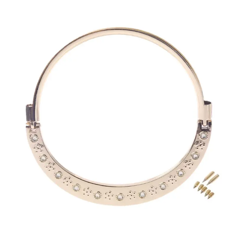 Fashion New 1`Pc Metal Bag Handle Replacement for DIY Craft Replacement Purse Making Handbag Shopping Tote Bag Accessories 
Fashion New 1`Pc Metal Bag Handle Replacement for DIY Craft Replacement Purse Making Handbag Shopping Tote Bag Accessories