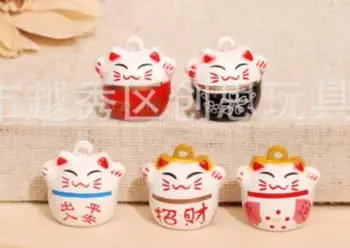 New 50 Pcs Cartoon luck cat bell Charms Keychains Key Ring DIY Jewelry Making Accessories T20
New 50 Pcs Cartoon luck cat bell Charms Keychains Key Ring DIY Jewelry Making Accessories T20