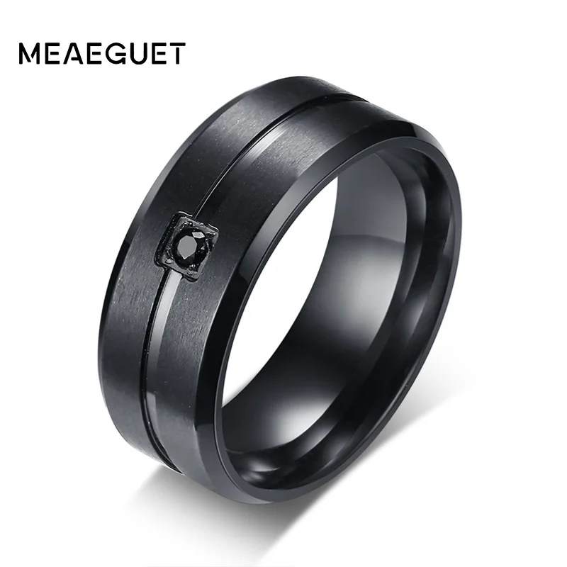 Meaeguet Men Wedding Rings Black Cubic Zirconia Rings Wedding Bands Stainless Steel Jewelry USA Size
Meaeguet Men Wedding Rings Black Cubic Zirconia Rings Wedding Bands Stainless Steel Jewelry USA Size
