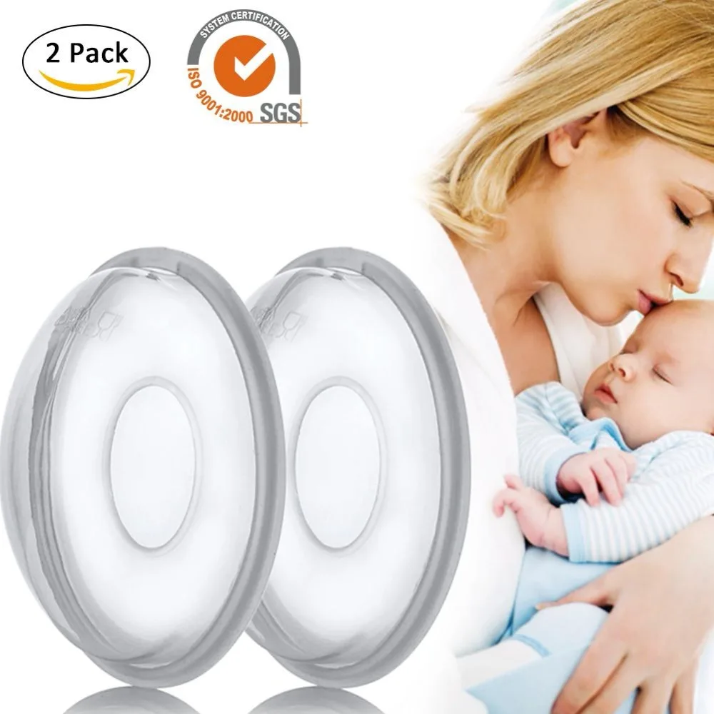 

2Pairs Reusable Anti-Overfill Breast Pad Baby Feeding Breast Pad Washable Breathable Nursing Pad Waterproof Mom Postpartum Pads