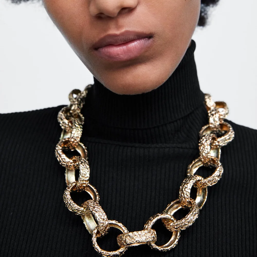 Dvacaman Za Silver&Gold Color Metal Choker Necklace Handmade Necklace 2019 New Style Women Party Statement Jewelry Accessories
Dvacaman Za Silver&Gold Color Metal Choker Necklace Handmade Necklace 2019 New Style Women Party Statement Jewelry Accessories