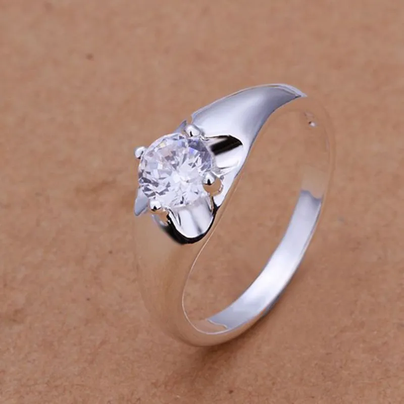 Посеребренная кольцо стерлингового серебра Jewelry Кольцо заводские цены моды