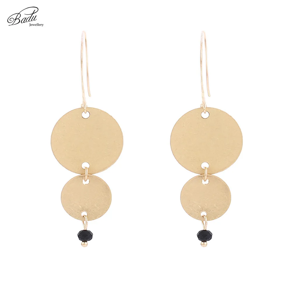 Badu Gold Earring for Women Dangle Drop Earrings Double Round Alloy Sheet Pendant Simple Fashion Daily Wearing
Badu Gold Earring for Women Dangle Drop Earrings Double Round Alloy Sheet Pendant Simple Fashion Daily Wearing