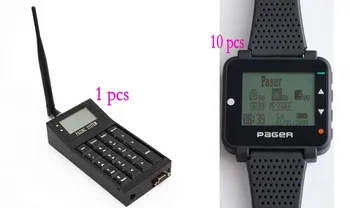 Free shipping!! Pocsag paging system, 1 transmitter, 10 wrist receivers, mobile watch, connect to computer, text message pager
Free shipping!! Pocsag paging system, 1 transmitter, 10 wrist receivers, mobile watch, connect to computer, text message pager