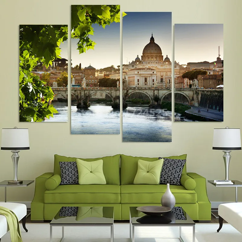 Unframed 4 Piece Retro Building Wall Art Picture Canvas Print Oil Painting Modern Home Decorative Wall Paintings HD Print
Unframed 4 Piece Retro Building Wall Art Picture Canvas Print Oil Painting Modern Home Decorative Wall Paintings HD Print
