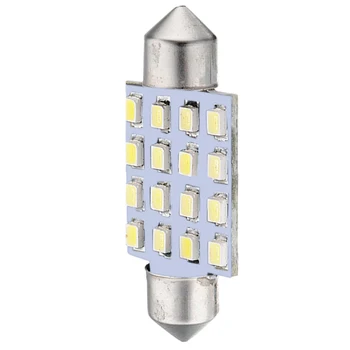 SMD LED LIGHT BULB CAR INTERIOR FESTOON DC 12V 39mm 16LED White
SMD LED LIGHT BULB CAR INTERIOR FESTOON DC 12V 39mm 16LED White
