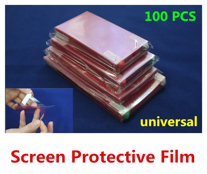 100 шт. универсальная защитная пленка для ЖК экрана|screen guard|screen protection filmlcd screen protector |