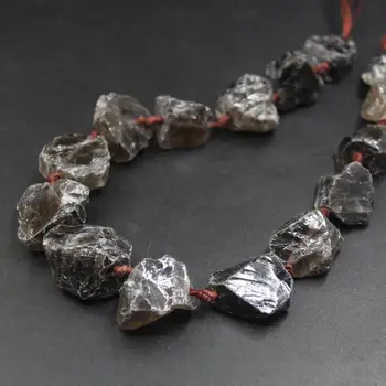 15.5"/strand Natural Raw Smoky Quartzs Nugget Loose Beads,Rough Crystal Freeform Large Cut Gravel Chips Pendant Jewelry Making
15.5"/strand Natural Raw Smoky Quartzs Nugget Loose Beads,Rough Crystal Freeform Large Cut Gravel Chips Pendant Jewelry Making