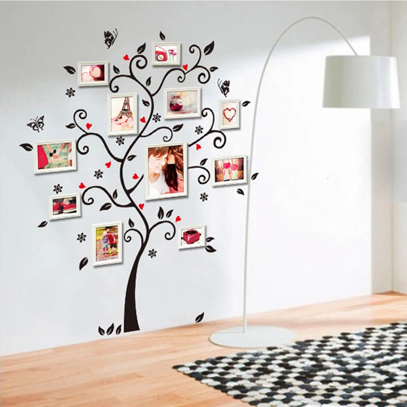 DIY Photo PVC 3D Wall Sticker Living Room Wall Decals Adhesive Tree Wall Stickers Mural Art Home Decor Removable Wall Decoration
DIY Photo PVC 3D Wall Sticker Living Room Wall Decals Adhesive Tree Wall Stickers Mural Art Home Decor Removable Wall Decoration