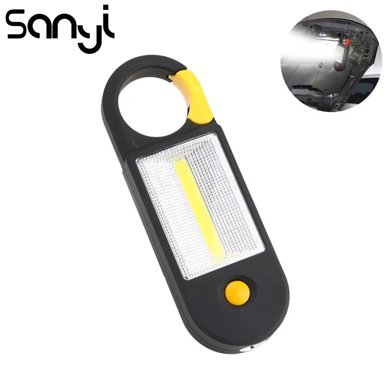 SANYI 2 Modes Camping Lamp COB LED Lantern AAA Magnet Hook Handy Portable Light for Car Repairing Hunting Outdoor
SANYI 2 Modes Camping Lamp COB LED Lantern AAA Magnet Hook Handy Portable Light for Car Repairing Hunting Outdoor
