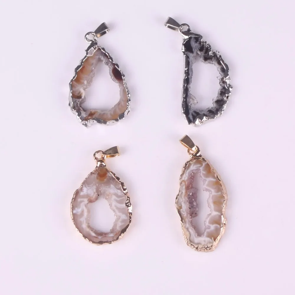 New Arrival Dyed Drusy Pendant for Natural Stone Necklace Women Summer Crystal Jewelry making
New Arrival Dyed Drusy Pendant for Natural Stone Necklace Women Summer Crystal Jewelry making