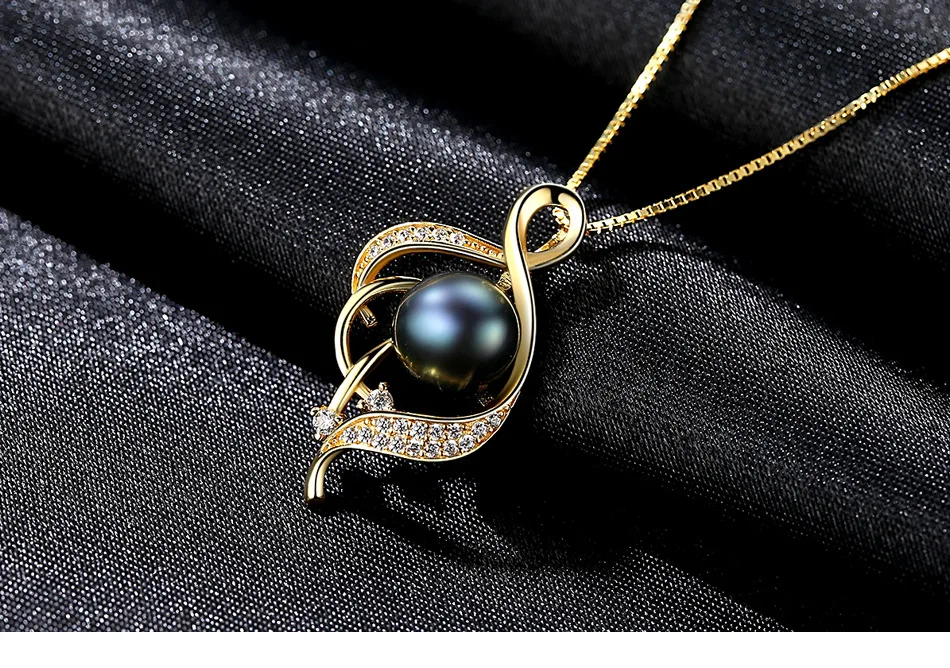 Natural Freshwater Pearl Necklace S925 Sterling Silver Women's Gold Pendant with Micro Zircon Accessories GW03
Natural Freshwater Pearl Necklace S925 Sterling Silver Women's Gold Pendant with Micro Zircon Accessories GW03