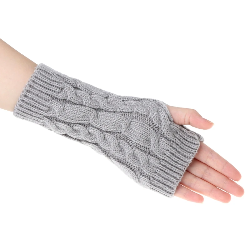KLV Men Women Fingerless Gloves Soft Knitted Warm Long Mittens Wrist Warmer Winter
KLV Men Women Fingerless Gloves Soft Knitted Warm Long Mittens Wrist Warmer Winter