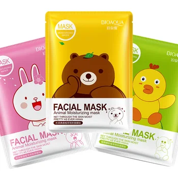 BIOAQUA 1Pcs Cartoon Animal Hydrating Facial Mask Plant Extract Smooth Moisturizing Whitening Beauty Skin Care masks
BIOAQUA 1Pcs Cartoon Animal Hydrating Facial Mask Plant Extract Smooth Moisturizing Whitening Beauty Skin Care masks