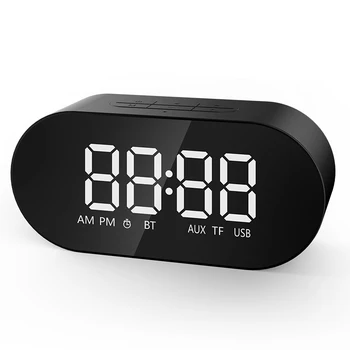 Portable Alarm Clock Bluetooth Speaker Column Subwoofer Music Sound Box mirror caixa de som for phone speakers
Portable Alarm Clock Bluetooth Speaker Column Subwoofer Music Sound Box mirror caixa de som for phone speakers