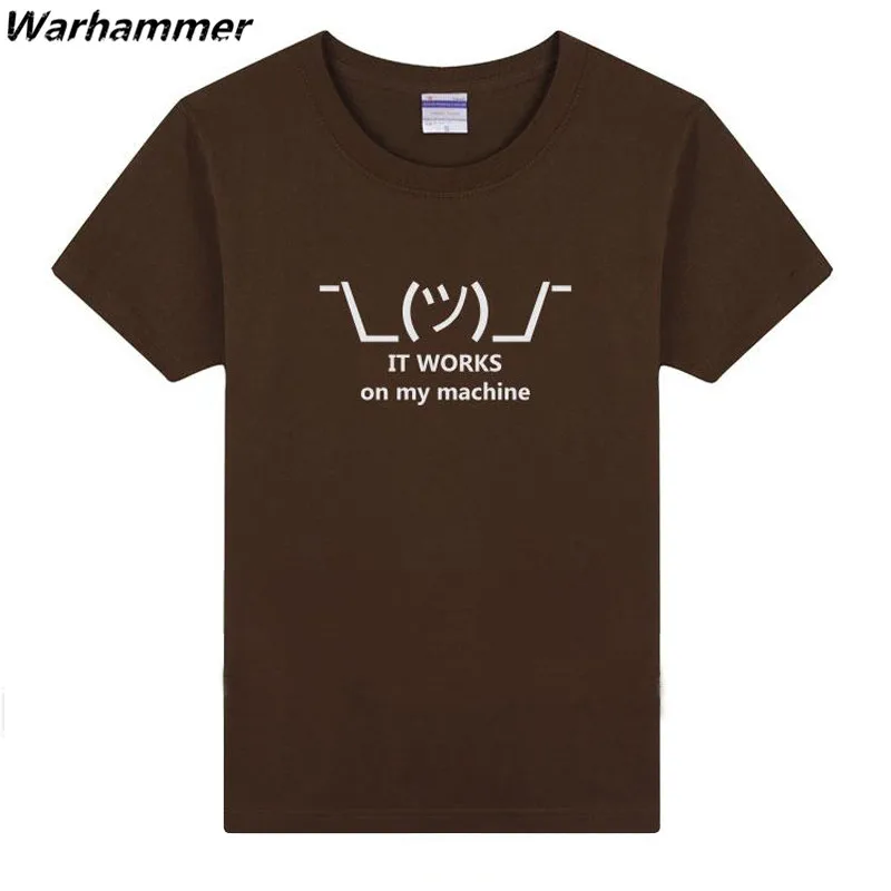 Warhammer 2017 New Design Geek Shirt Print It Works On My Machine Summer Tee Shirt Geek Cotton O neck Short Sleeve 3XL T-shirts
Warhammer 2017 New Design Geek Shirt Print It Works On My Machine Summer Tee Shirt Geek Cotton O neck Short Sleeve 3XL T-shirts