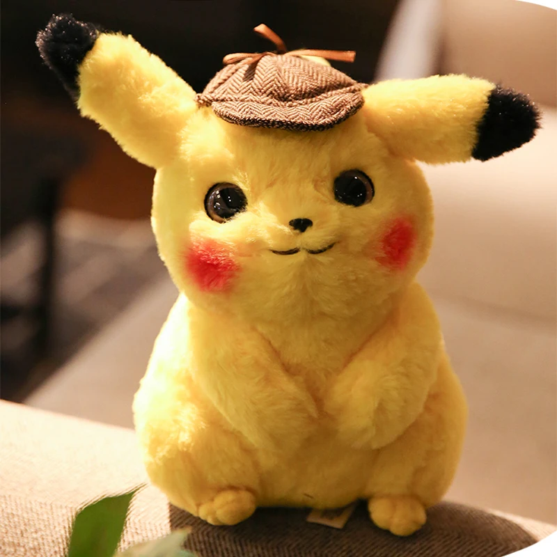 Anime 2019 Movie Detective Pikachu Plush Figures kawaii Toys Stuffed Doll Cartoon Lightning Pikachu Gifts Model for Children
Anime 2019 Movie Detective Pikachu Plush Figures kawaii Toys Stuffed Doll Cartoon Lightning Pikachu Gifts Model for Children