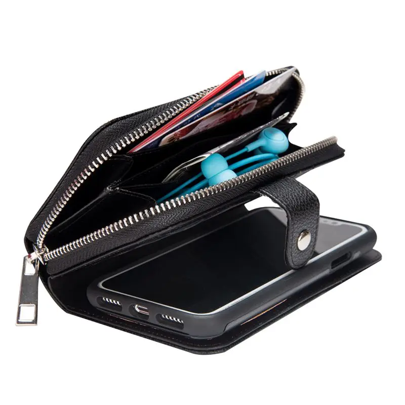 Braid Leather Zipper Wallet Case For iPhone X Lanyards Bag Pouch Flip+Detachable Back Cover Case For Apple iPhone X
Braid Leather Zipper Wallet Case For iPhone X Lanyards Bag Pouch Flip+Detachable Back Cover Case For Apple iPhone X