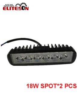 Eliteson 2 PCS 18W Spot Led Bar Work Light Fog Light Offroad Led Motorcycle Boat Tractor Car Led
Eliteson 2 PCS 18W Spot Led Bar Work Light Fog Light Offroad Led Motorcycle Boat Tractor Car Led