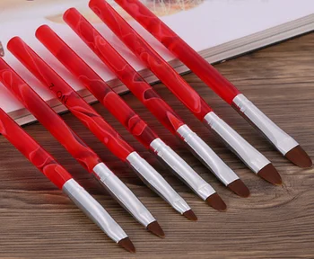 by dhl or ems 200sets 7pcs/set Nail art French Brush Set Painting Drawing Pen Red handle Manicure Uv Gel Sable Nail Brush new
by dhl or ems 200sets 7pcs/set Nail art French Brush Set Painting Drawing Pen Red handle Manicure Uv Gel Sable Nail Brush new