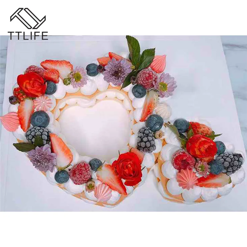 TTLIFE Heart Shape PET Plastic Cake Mold Decorating Tools Confeitaria Maker Useful Baking Accessories 6/8/10/12/14inch
TTLIFE Heart Shape PET Plastic Cake Mold Decorating Tools Confeitaria Maker Useful Baking Accessories 6/8/10/12/14inch
