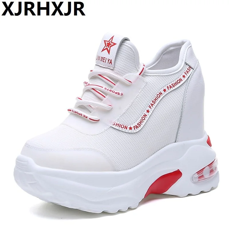 New High Heel 9CM Lady Casual White Shoes 2019 Women Sneakers Leisure Outdoor Platform Shoes Breathable Height Increasing Shoes
New High Heel 9CM Lady Casual White Shoes 2019 Women Sneakers Leisure Outdoor Platform Shoes Breathable Height Increasing Shoes