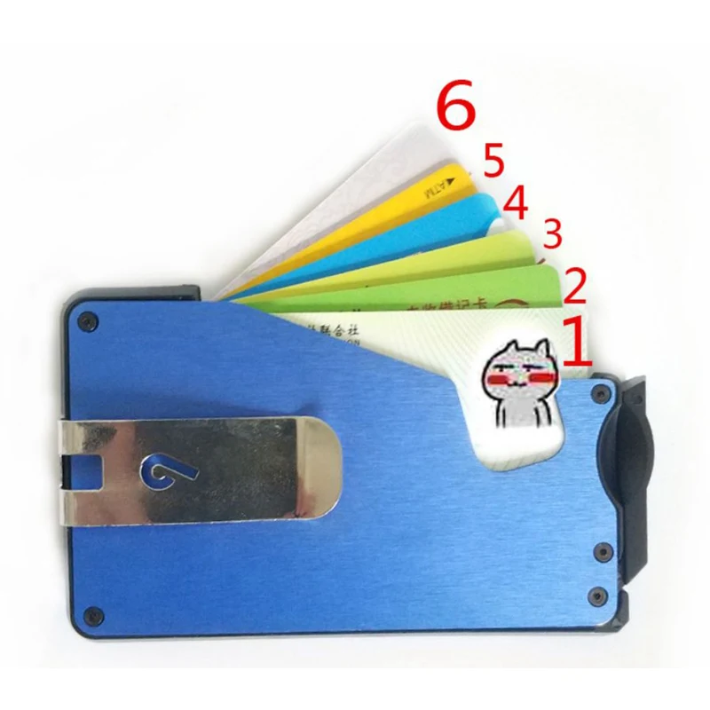 Fashion Unisex Credit Card Wallet Metal Card Case Aluminum Slim ID Bank Card holder Coin Purse Magnetic RFID Blocking Wallets
Fashion Unisex Credit Card Wallet Metal Card Case Aluminum Slim ID Bank Card holder Coin Purse Magnetic RFID Blocking Wallets